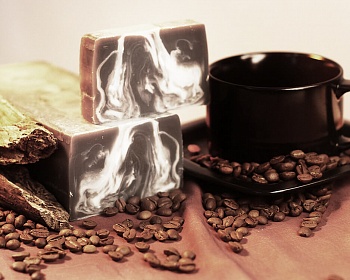 Кофе с молоком с белой глиной и древесным углем 1000 г
